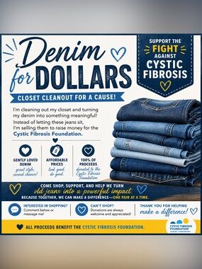 Denim Fundraiser. Multiples Jeans - Mixed Sizes